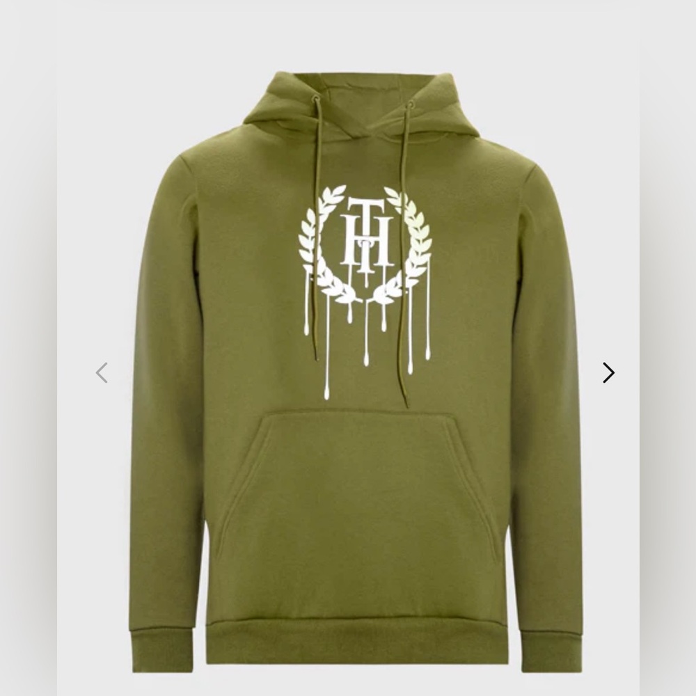 The Hideout Clothing Co Olive Green Hoodie men’s size Large